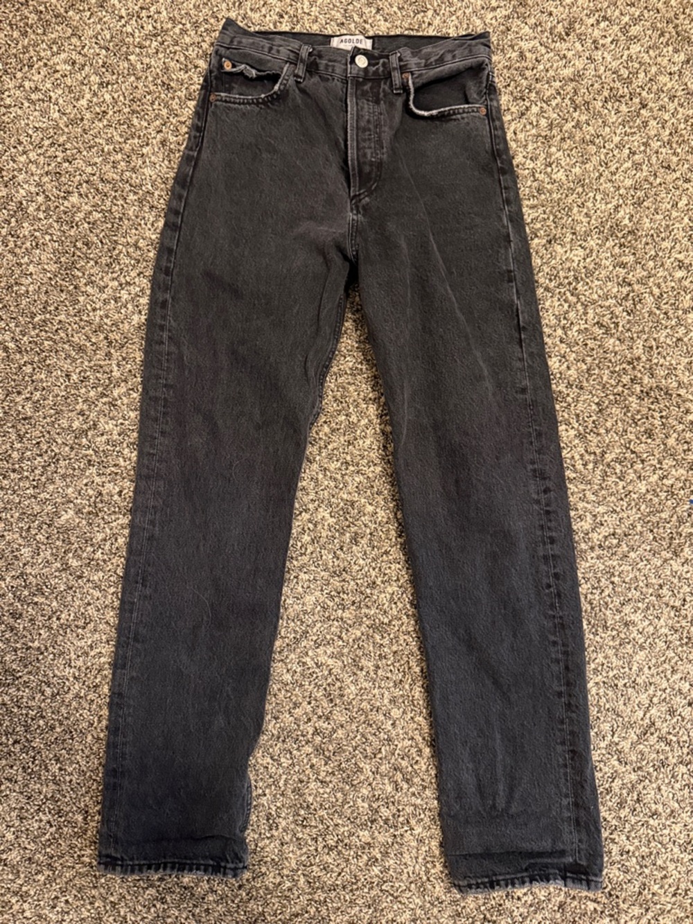 NWOT AGOLDE 90s Pinch Waist High Rise Straight Jeans - Picture 3 of 8